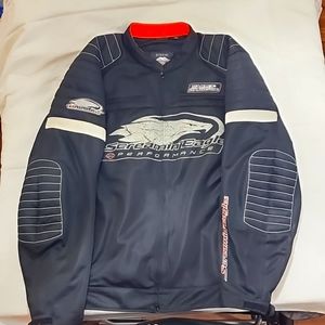 Mens Harley Davidson Screaming Eagle Mesh Riding Jacket